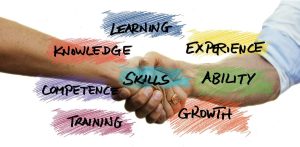 Home Illustratie skills training persoonlijke ontwikkeling met focus op vaardigheidsontwikkeling